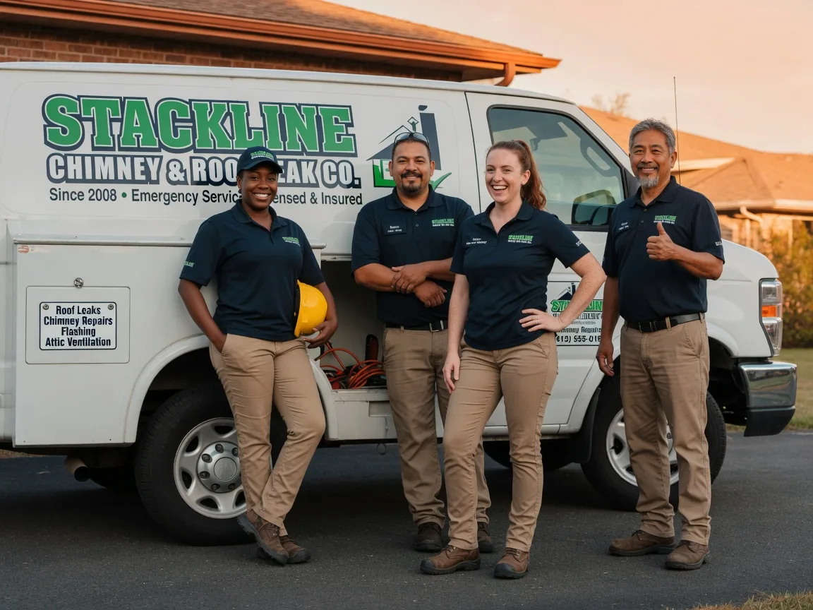 Chimney flashing repair company in Dry Creek, LA
